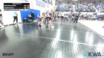 160 lbs Semifinal - Braxton Garcia, Eufaula Ironheads Wrestling Club vs Karsyn Pack, Hornet Wrestling