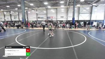 86 lbs Quarterfinal - Cato Rickel Cruz, Team Aggression vs Zain Kelly, Top Fuelers WC