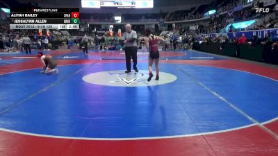 6-7A 120 Quarterfinal - Jessalynn Allen, Grissom Hs vs Aliyah Bailey, Sparkman