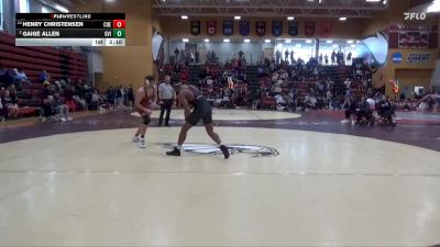 197 lbs Cons. Semi - Henry Christensen, Coe vs Gaige Allen, Grand View (Iowa)