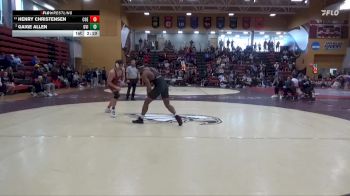 197 lbs Cons. Semi - Henry Christensen, Coe vs Gaige Allen, Grand View (Iowa)