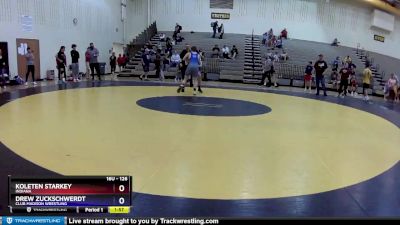 126 lbs Cons. Round 2 - Koleten Starkey, Indiana vs Drew Zuckschwerdt, Club Madison Wrestling