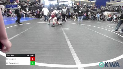 155 lbs Quarterfinal - Garrett Lynn, Shelton Wrestling Academy vs Kellan Powers, Piedmont