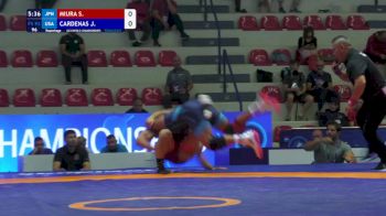 92 kg Repechage #2 - Satoshi Miura, Japan vs Jacob Thomas Cardenas, United States