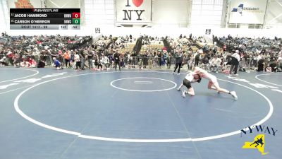99 lbs Cons. Round 2 - Jacob Hammond, Olde North Wrestling Academy vs Carson O`Herron, 5 Round Wrestling Club
