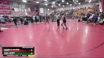 140 lbs 5th Place Match - Kiara Gomez, Murrieta Valley vs Anabelle Aguirre, Righetti