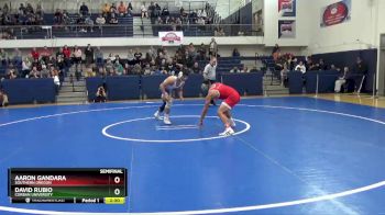 157 lbs Semifinal - Aaron Gandara, Southern Oregon vs David Rubio, Corban University