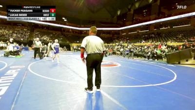 113 Class 4 lbs Champ. Round 1 - Tucker Feagans, Neosho vs Lucas Meier, Northwest