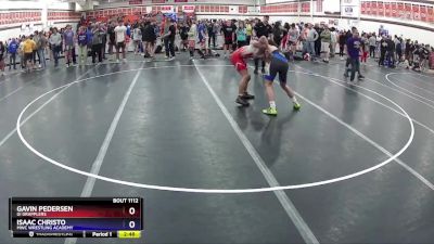 150 lbs Quarterfinal - Gavin Pedersen, GI Grapplers vs Isaac Christo, MWC Wrestling Academy