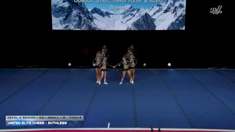 United Elite Cheer - RUTHLESS [2026 L3 Senior - D2 - Small - B Finals] 2026 The D2 Summit