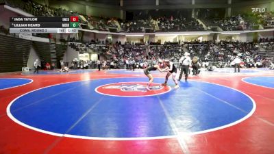 145 lbs Cons. Round 2 - Jada Taylor, Union County vs Lillian Heard, Morrow