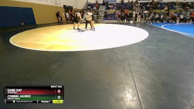 165 lbs Cons. Round 2 - Gabe Ray, Tonasket vs Corbin Jaurez, Shadle Park