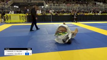 FRANCO MANUEL D. PALOMINO vs JOÃO GABRIEL GALVÃO DA SILVA 2024 Pan Jiu Jitsu IBJJF Championship