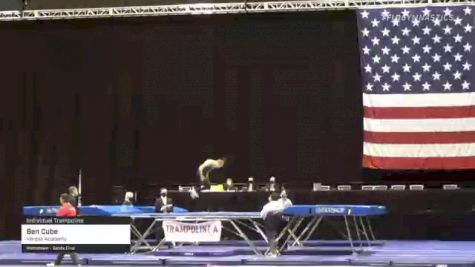Ben Cube - Individual Trampoline, Vargas Academy - 2021 USA Gymnastics Championships