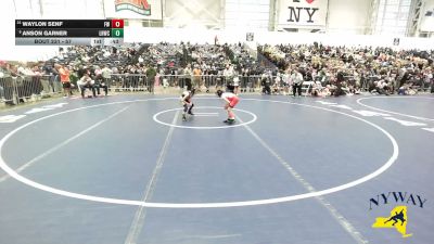 57 lbs Champ. Round 2 - Anson Garner, Lil Hawks Wrestling Club vs Waylon Senf, Fulton Wrestling
