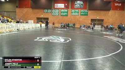 125 lbs Champ. Round 1 - Joseph Mills, Modesto Junior College vs Dylan Atherton, Rio Hondo