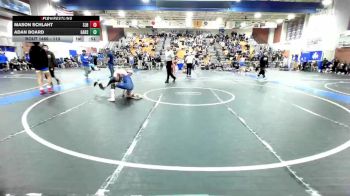 113 lbs Cons. Round 6 - Mason Schlaht, St John Bosco vs Adan Board, Garces