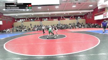 167 lbs Cons. Round 3 - T.J. Chandler, Amador Valley vs John Gonsalves, Eureka