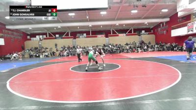 167 lbs Cons. Round 3 - T.J. Chandler, Amador Valley vs John Gonsalves, Eureka