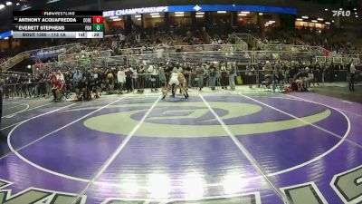 113 1A 5th Place Match - Everett Stephens, First Baptist (Naples) vs Anthony Acquafredda, Cocoa Beach