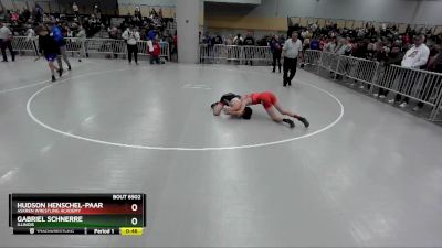 119 lbs Cons. Round 3 - Gabriel Schnerre, Illinois vs Hudson Henschel-Paar, Askren Wrestling Academy