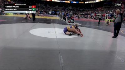 157 lbs Champ. Round 2 - Mason Faling, Lewiston vs George Lopez, Riverton