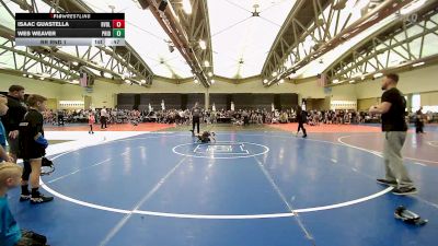 56 lbs Rr Rnd 1 - Isaac Guastella, Revival Blue K-3 vs Wes Weaver, Pride K3