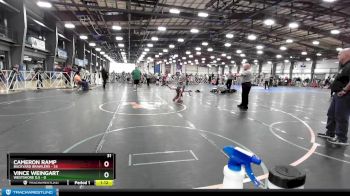 72 lbs Rd# 8- 12:30pm Saturday Final Pool - Cameron Ramp, Backyard Brawlers vs Vince Weingart, Westshore D.S