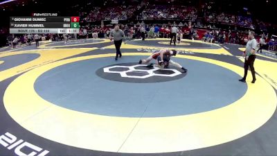 D2-150 lbs Champ. Round 1 - Xavier Hummel, Brookville vs Giovanni Duniec, Padua Franciscan