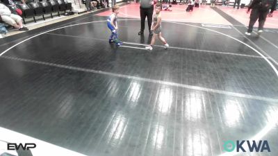 60 lbs Round Of 16 - Ezra Fisher, Tiger Trained Wrestling vs Kingston Baucom, Salina Wrestling Club