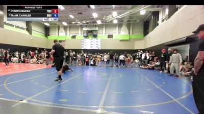 126 lbs Quarterfinal - Joseph Bazan, Teknique Wrestling vs Tahir Charles, Brookwood Bronco Wrestling Club