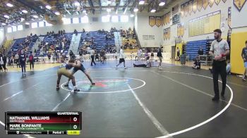 126 Blue Quarterfinal - Nathaniel Williams, South Dade vs Mark Bonfante, Wellington Community Hs