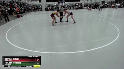 165 lbs Cons. Round 5 - Destan Skelly, Minnesota vs Holden Hoiness, Montana