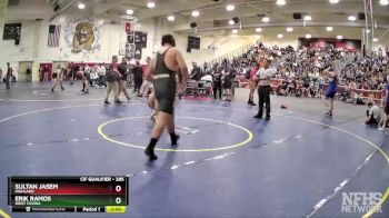 285 lbs Champ. Round 1 - Sultan Jasem, Highland vs Erik Ramos, West Covina