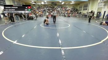 120 lbs Champ. Round 2 - Lily Galindo, Lakeside vs Savina LaGrass, Hillcrest