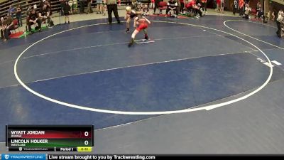 62 lbs Quarterfinal - Wyatt Jordan, Ravage vs Lincoln Holker, WESTLAKE