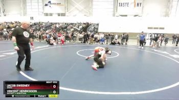 116 lbs Champ. Round 3 - Jacob Sweeney, NWAA vs Vincent Henrickson, District 3 Wrestling