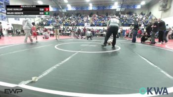 37-40 lbs Round Of 16 - Zeke Dunlop, Team Tulsa Wrestling Club vs Miles Gerdts, Husky Wrestling Club