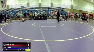 106 lbs 1st Place Match - Carson Blum, MI vs Ray Long, IL