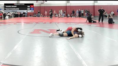122 lbs Final - Marie Sharp, Blair Academy vs Elle Changaris, Iron Horse Wrestling Club