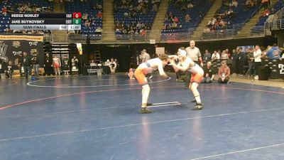 145 lbs Semifinal - Reese Norley, Faith Christian vs Jake Buynovsky, Exeter Twp