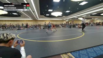 109 lbs Quarterfinal - Anaya Guiling, Yorba Linda HS vs Leila Witzerman, Rolling Hills WC