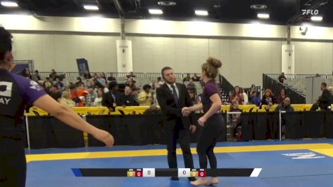 Mendi Melville Carlson vs Erica Jan Fernandez 2024 World IBJJF Jiu-Jitsu No-Gi Championship