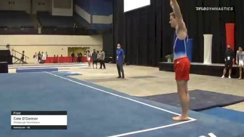 Cole O'Connor - Floor, Pittsburgh Northstars - 2021 USA Gymnastics Development Program National Championships