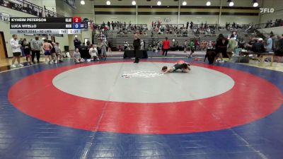92 lbs Final - Kyheim Peterson, Glasgow Wrestling Academy vs Luca Vitello, Richmond Hill Wrestling Club
