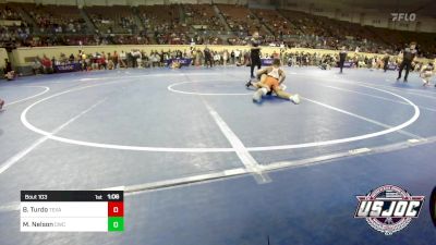 90 lbs Semifinal - Brayden Turdo, Texas Elite Wrestling vs Montra Nelson, Cowboy Wrestling Club