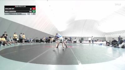 184 lbs Finals (2 Team) - Callan Ivy, Quincy vs Max Borton, Glenville State