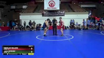 152 lbs Round 1 (16 Team) - Nikolao Sellers, CMWA vs Jack Estevez, OCWA