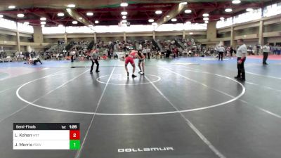 190 lbs Semifinal - Lior Kohen, Westwood vs Julian Morris, Pascack Valley