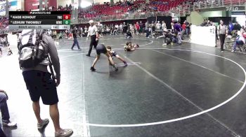 75 lbs Cons. Round 4 - Leihum Twombly, Nebraska Elite Wrestling Club vs Kage Kohout, York Wrestling Club